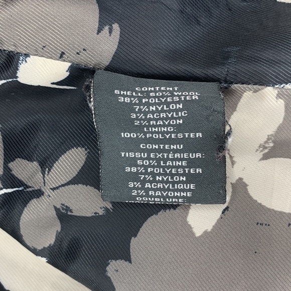 VINCE CAMUTO funnel wool blend fully lined coat jacket full zipper coat grey 1X - Picture 5 of 14